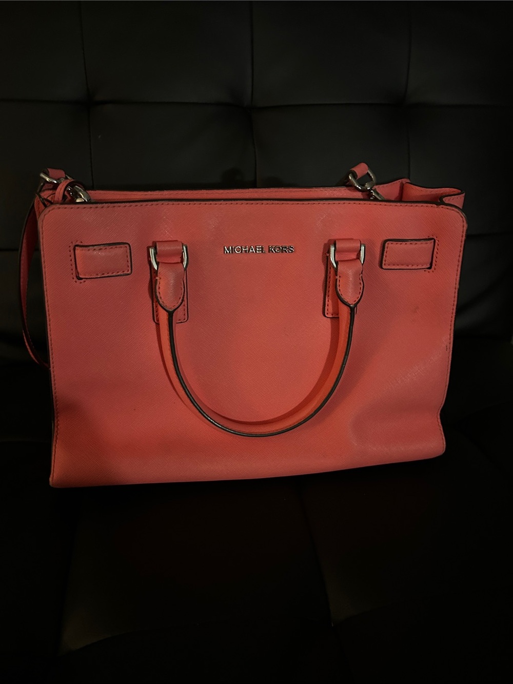 Michael Kors medium coral bag